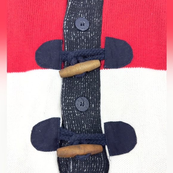 Born Fly Cardigan Sweater Mens XL Anywhere USA Elbow Patch Shawl Collar Preppy - Picture 4 of 11